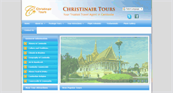 Desktop Screenshot of christinairtours.com